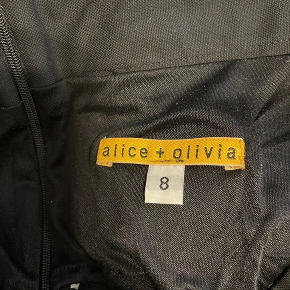 Alice + Olivia Strapless Belted Mini Dress - Picture 4 of 5